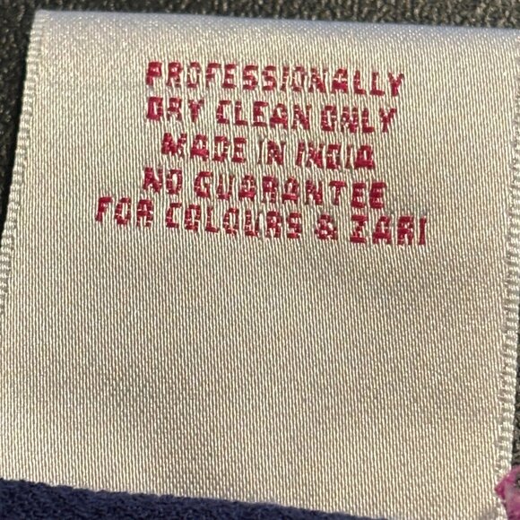 Neeru Kumar Navy & Ivory Patchwork Floral Dress Size Medium - Picture 10 of 10